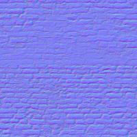 seamless wall bricks normal map 0006